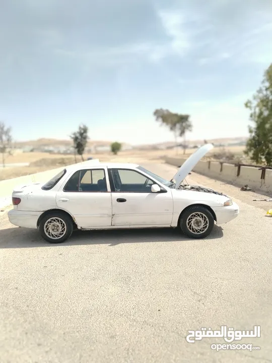 كيا سيفيا 1994 بحاله جيده جدا وكل شيء واضح بالاعلان والصور