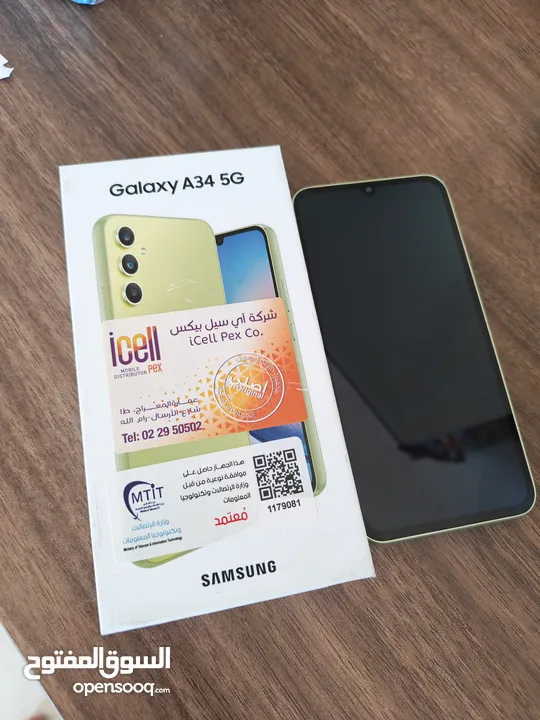 Galaxy A34  مستعمل