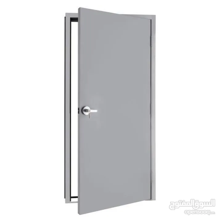 باب مقاوم للحريق وأبواب معتمدة من الدفاع المدني ضد الحريق ابواب مقاومة للحريق fire rated door