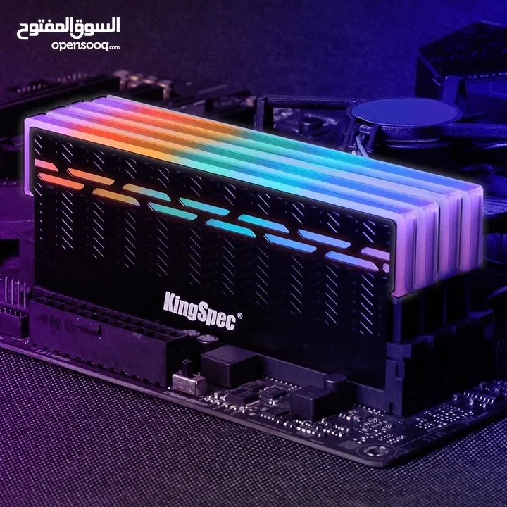 رام DDR4 RGB 8GB 3200 KINGSPEC