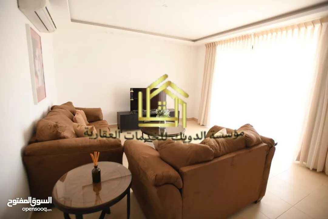 شقه مفروشه للايجار جبل اللويبدة إعلان رقم ( W36 )