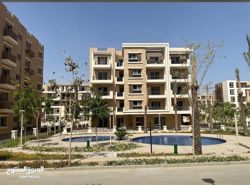 شقة 220م بروف 128م للبيع في كمبوند سراي المستقبل سيتي القاهرة الجديدة شركة مدينة مصر Sarai Compound