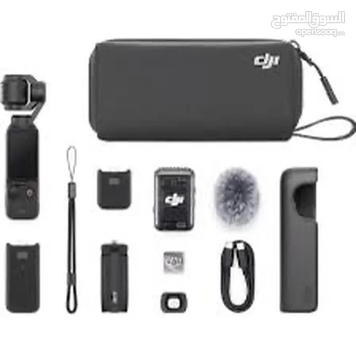 DJI Osmo Pocket 3 Creator Combo-Full Set with tripod battery wire package e.- جديد - قابل للتفاوض