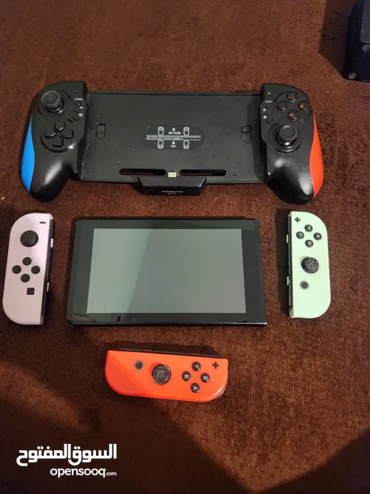 نينتندو سويتش مع 5 العاب وأيد