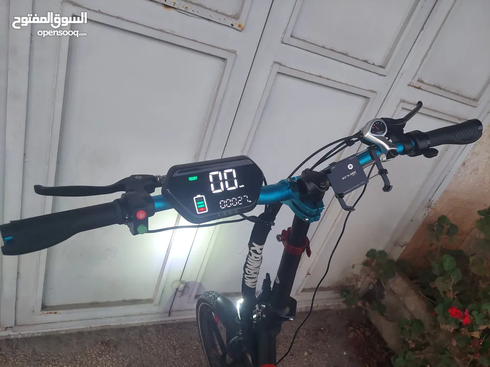بسكليت كهربا 48 فولت 16 امبير للبيع بسعر مغري في نابلس سرعه 50 صاروخ بالصلاه عل نبي