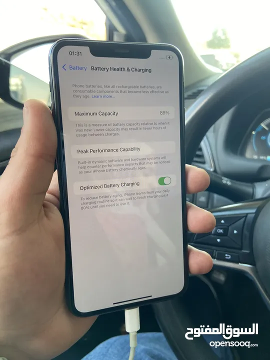 ايفون 11 برو ماكس 256 جيجا بطارية 89وكالة مغير باك فقط