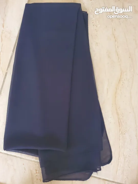فستان سهرة كحلي موديل جديد 2025 قياس l  راقي جدا مع الشيلة Dark navy blue evening dress