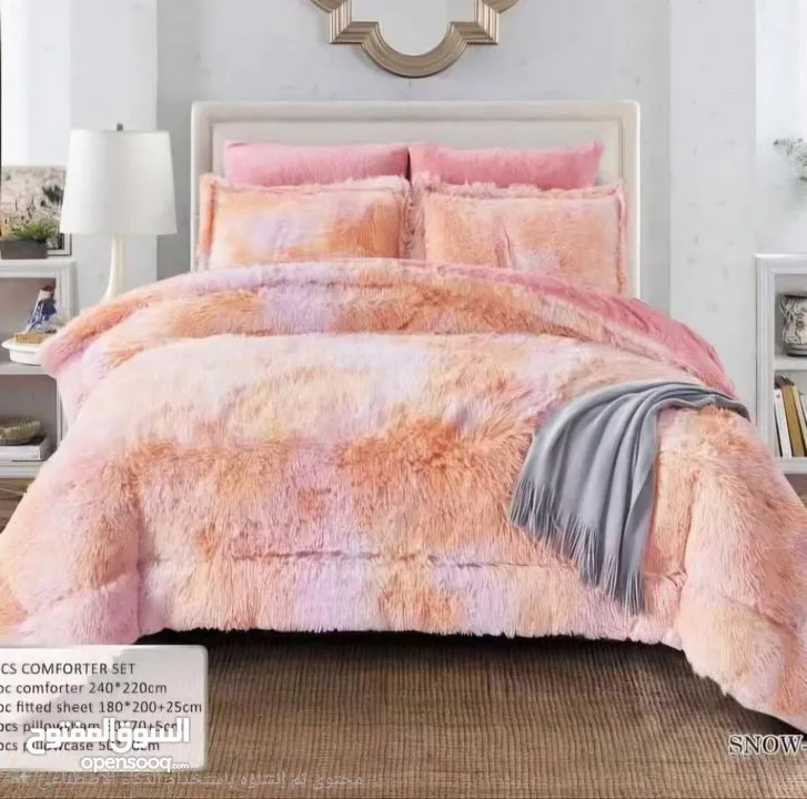 شراشف الريش المجوز الحجم الاكبر 6 قطع