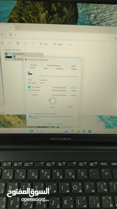 Asus Vivobook Go استعمال خفيف