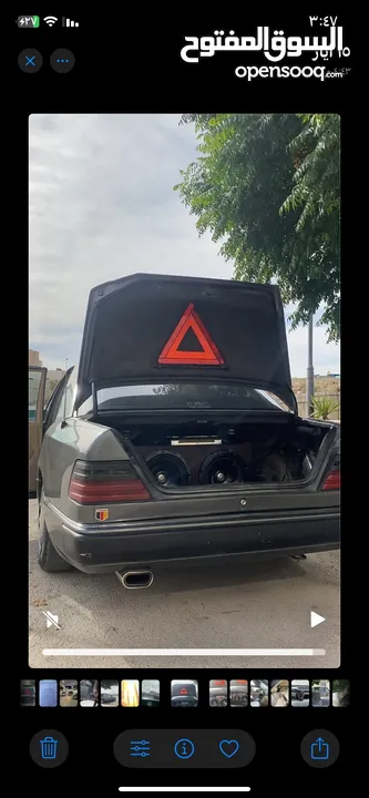 مرسيدس E200 بطه 1985 محوله 1995 للبيع