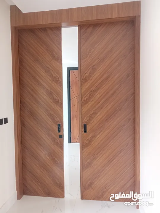 Wood decoration wood doors  WPC doors  Word rope.Wall wood  Table Bedroom