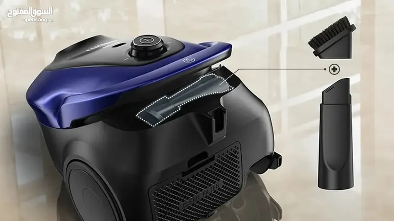 Samsung Canister Vacuum Cleaner 2000 W Power (VC20M2510WB/SG)