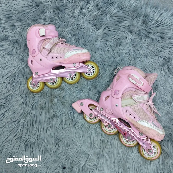 Skate (VIP)   عجال مطاط هيكل بلاستيك مقوى شفرات حديد   السعر والمقاس والماركة أسفل كل صورة