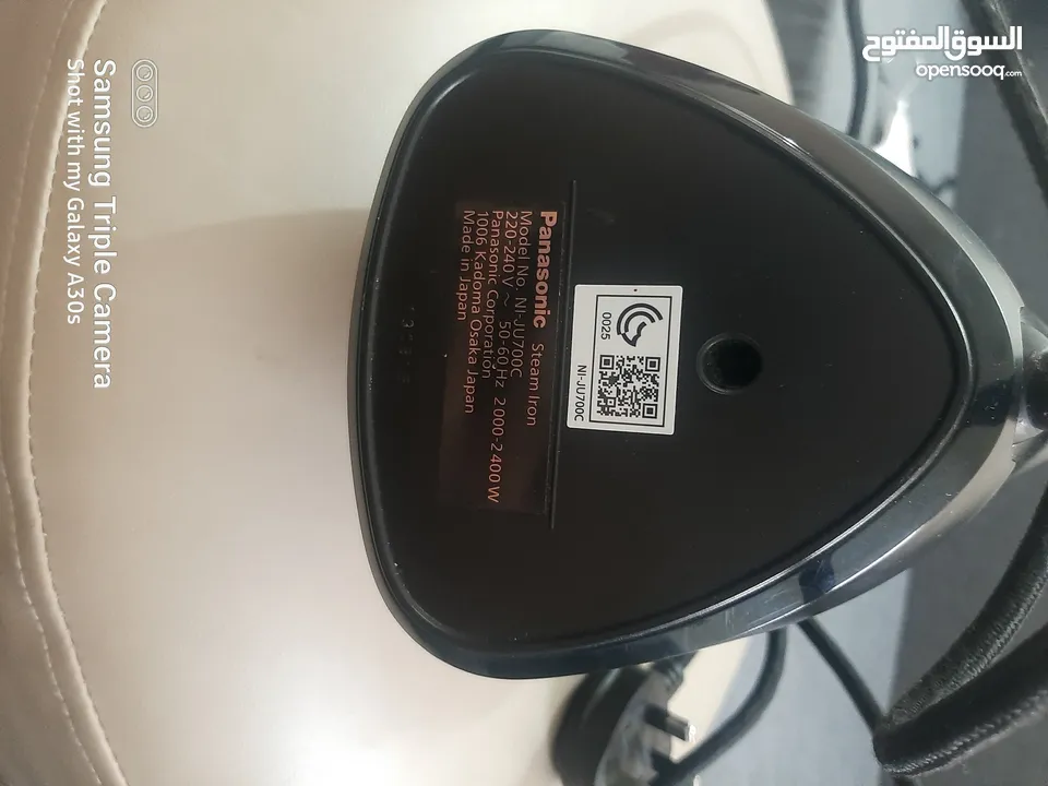 مكواة بخار ماركة باناسونيك 2400W استعمال خفيف شغاله 100% صناعة ياباني Panasonic Iron 2400W Japan