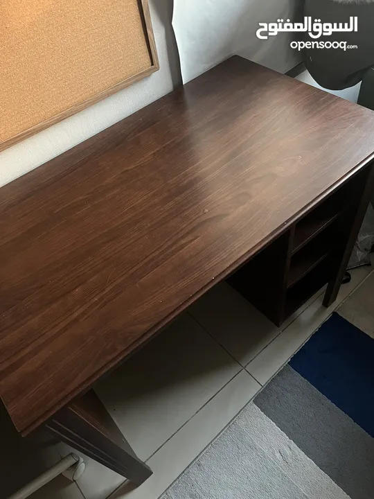 IKEA Brusali Desk Brown 90x52 cm