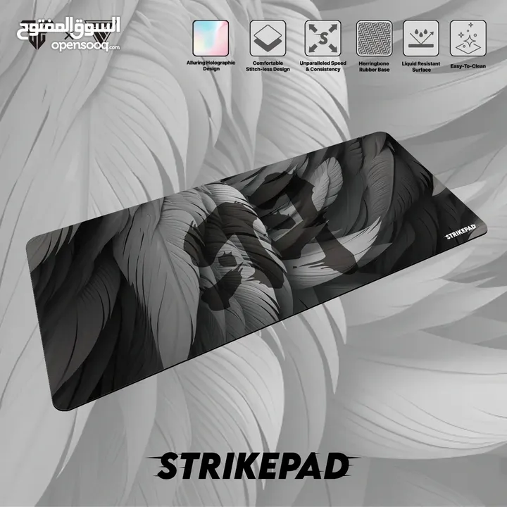 FANTECH STRIKEPAD MST901 WATERPROOF GAMING MOUSE PAD - BLACK ماوس باد فانتيك مضاد لماء