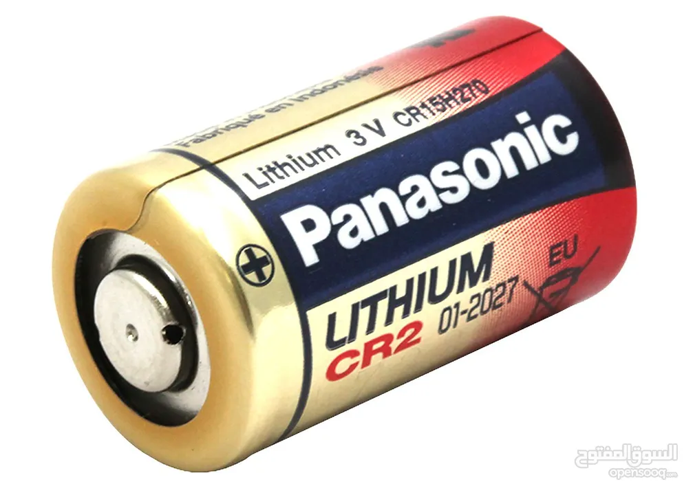 بطاريات ليثيوم CR2 3V  بناسونك  Panasonic Photo Lithium CR-2 3v battery