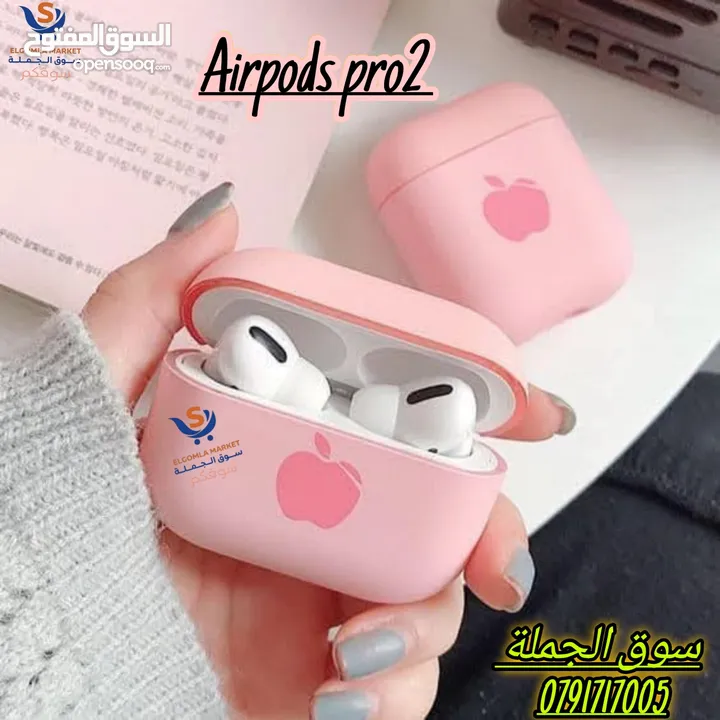 النسخة الأمريكى سيريال على العلبة ونفس السيرل محفور على البوكس و كل فردة من السماعاتAirpods pro2 USA