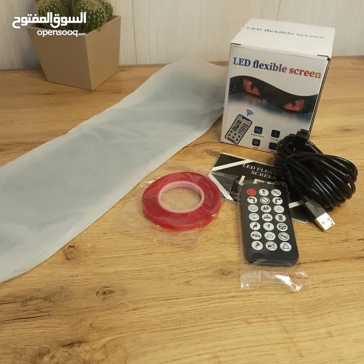 حوّل سيارتك لتحفة ضوئية تلفت الأنظار ليلًا ونهارًا!  مع LED Flexible Screen + إضاءة LED عيون شرير