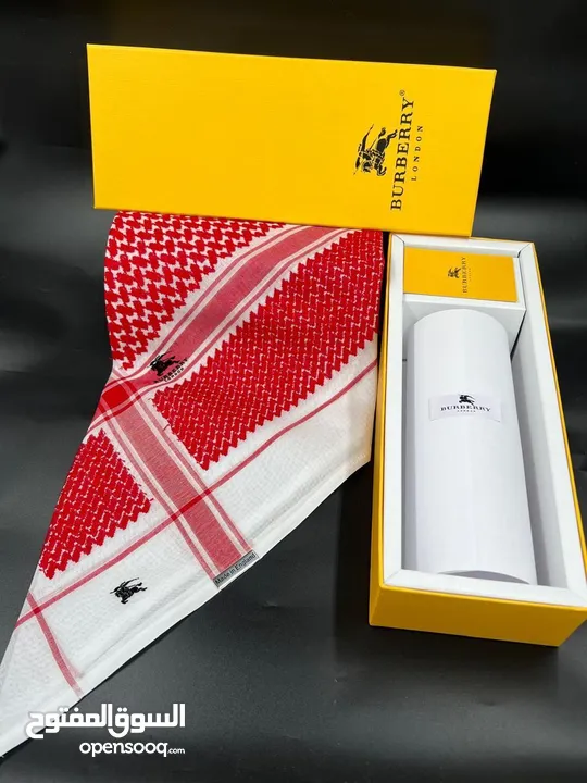 شماغ احمر وابيض جفنشي وكارتير ومونت بلانك جميع الماركات هاي كوالتي مع الملحقات احدث البصمات 2025