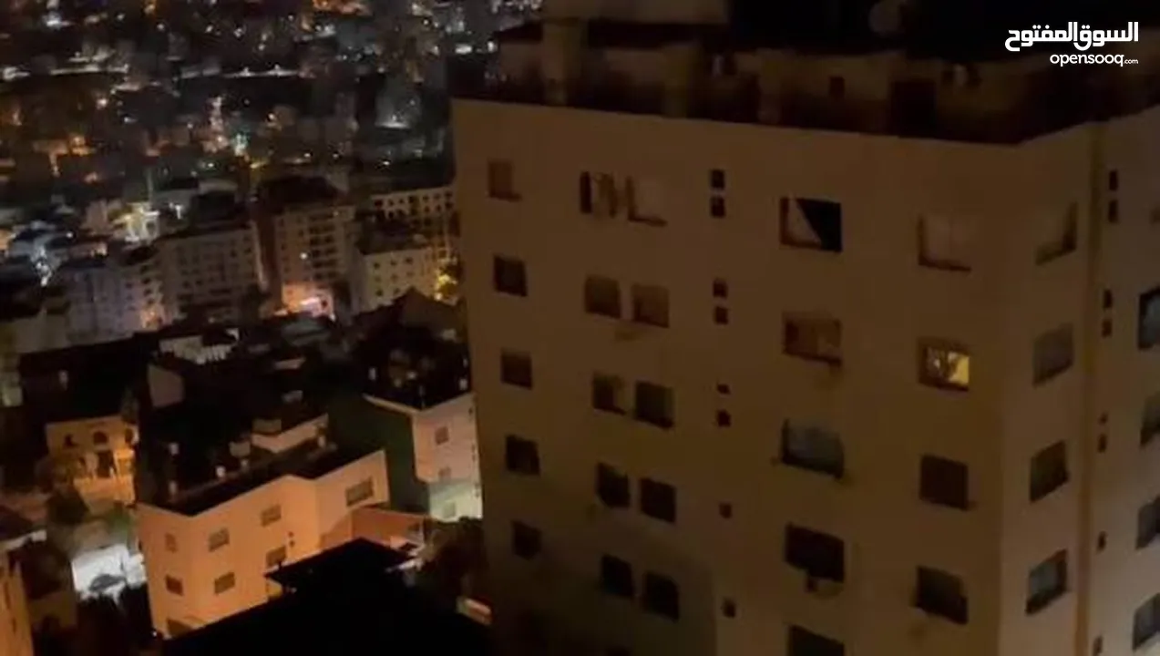 روف في منطقة المخفية الشارع العلوي عمارة اشتية طاقة شمسية كاملة تدفئة مركزية مفروش بالكامل