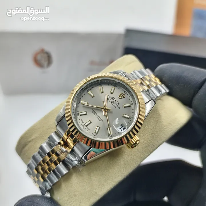 الساعات الرولكس الديت جاست النسائية متوفرة الان  من متجرنا