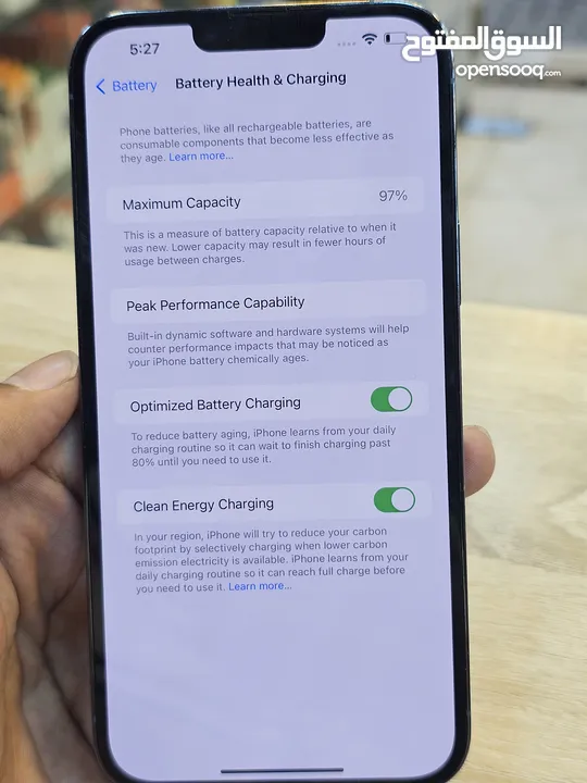 آيفون 13 برو ماكس مستعمل