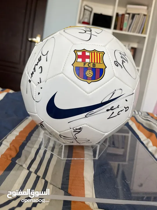 Authentic Barcelona 2013-2014 singned nike football