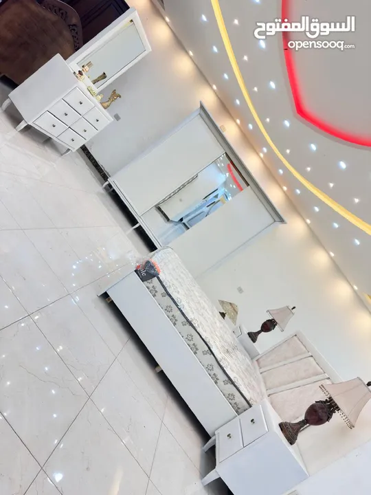 غرفة نوم ماستر كوالتي عالي فخمه جداً   خشب زان ولاتيه 18 ماركة الدب