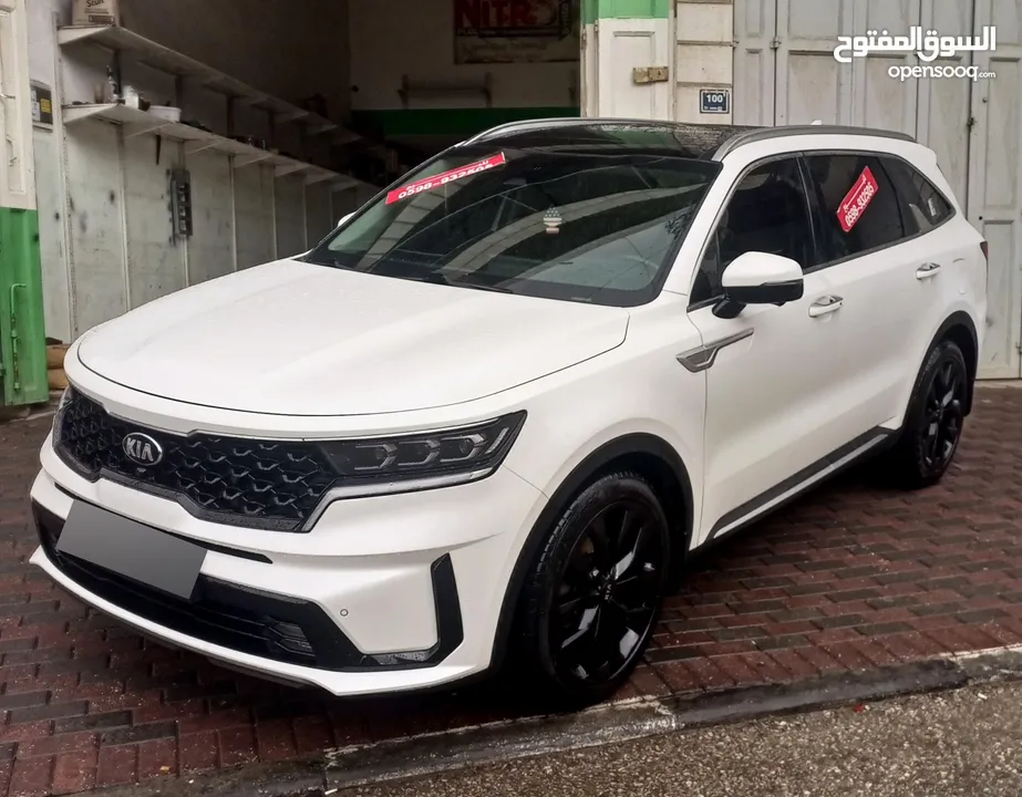 كيا سورينتو فل مسكر اضافات مع فتحه سقف بانوراما بسعر حرق حرق وكاش