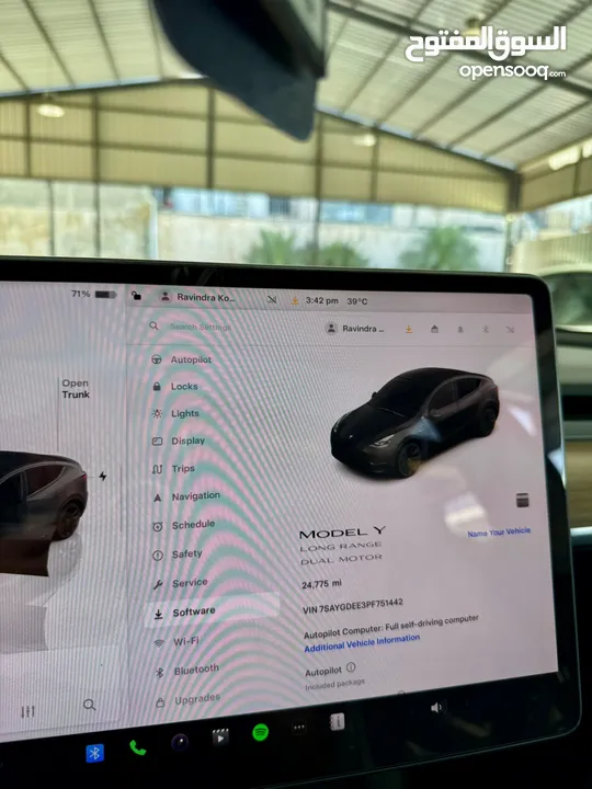 Tesla Model Y 2023 ( LONG RANGE DUAL MOTOR ) , 22 الف مايل ، فحص كامل ، ايرباج مغلق
