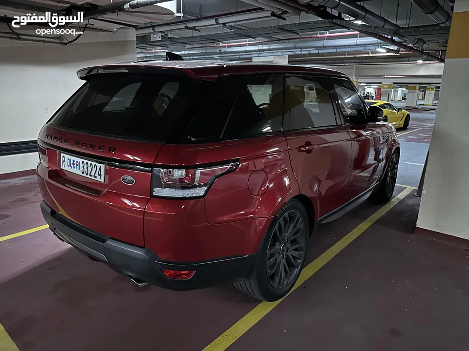 2017 Land Rover range rover sport supercharged 5.0l v8 GCC spec