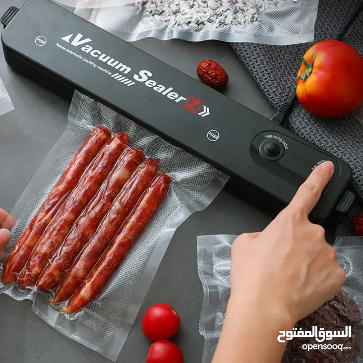 جهاز لحام الاكياس و شفط الهواء من الكيس لحفظ الاطعمه و تفريزها تسكير أكياس جهاز شفط الهوا