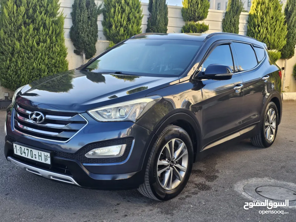 جيب هونداي سنتافي فل ما عدا فتحة سعر حرق على الكاش لون بترولي مميز