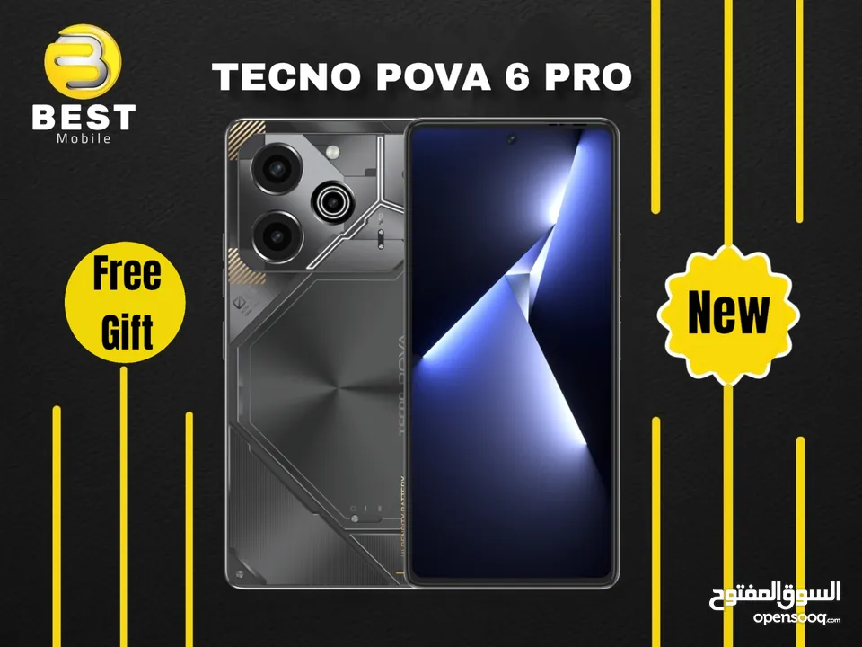 الأن تكنو بوفا 6 برو // tecno pova 6 pro 5G