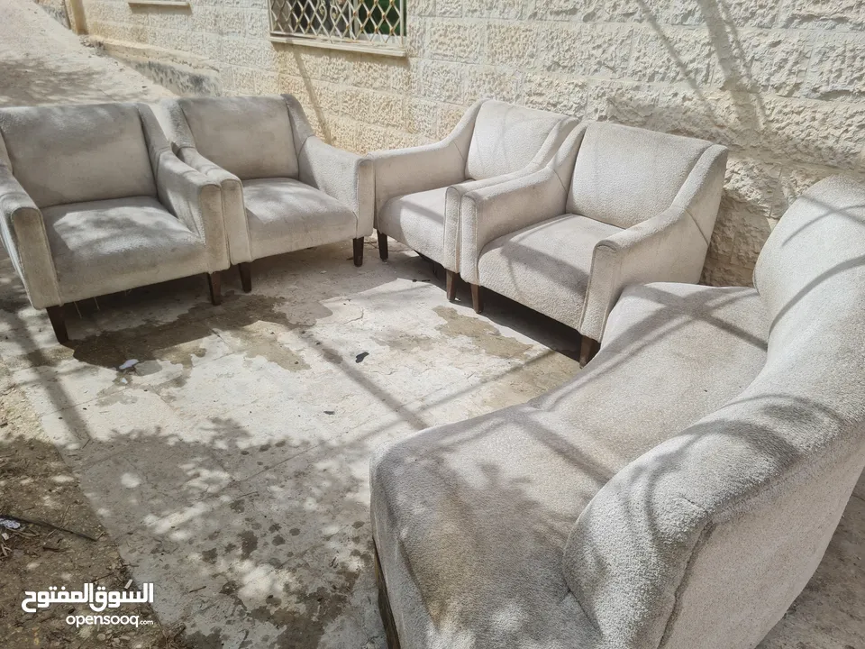 طقمين كنب دائري مستعمل للبيع