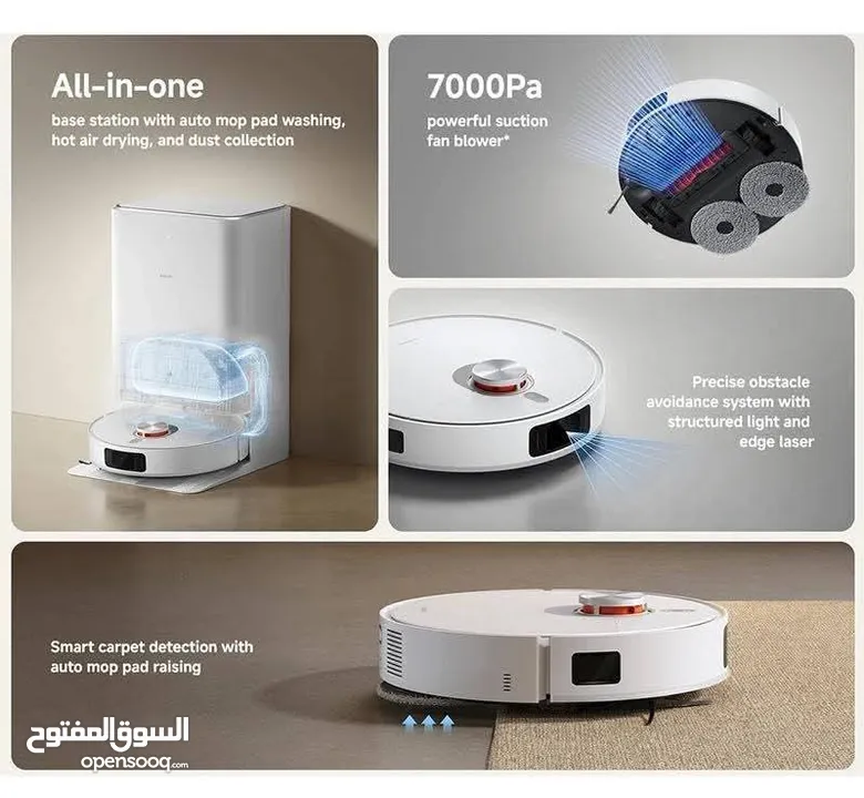 تنظيف شامل من مسح وتكنيس كل زاوية في بيتك!  مدبرة منزلك الجديدة Xiaomi Vacuum S20+  متوفرة الآن في