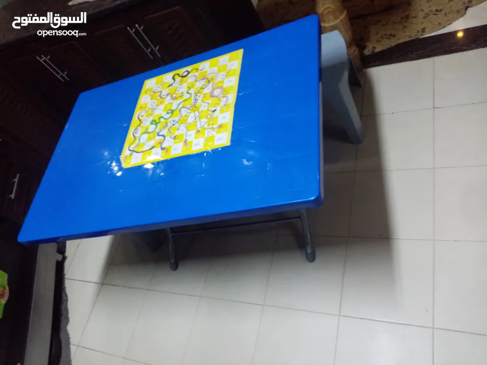طقم كنب كورنر + طاولة سامبا + عرباية أطفال + بيرو تواليت