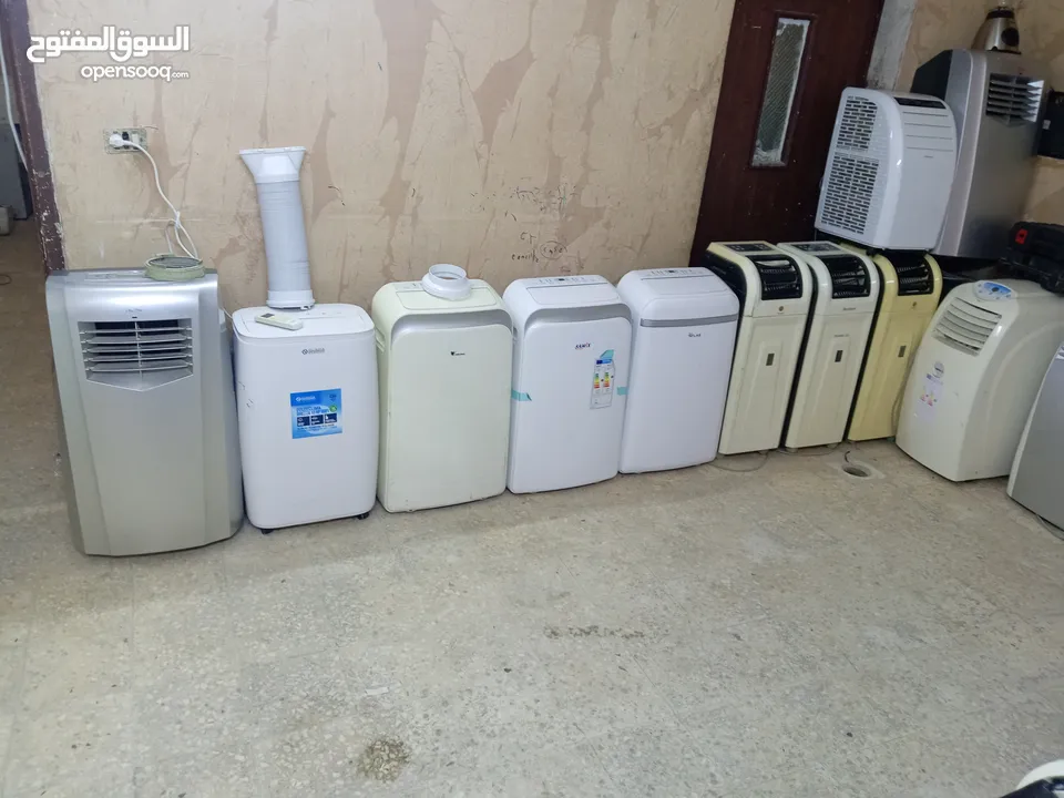 مكيفات واحد طن متنقل غاز وسبلت انفيرتر وعادي أسعار حرق الأسعار من 125 آلى 165 دينار