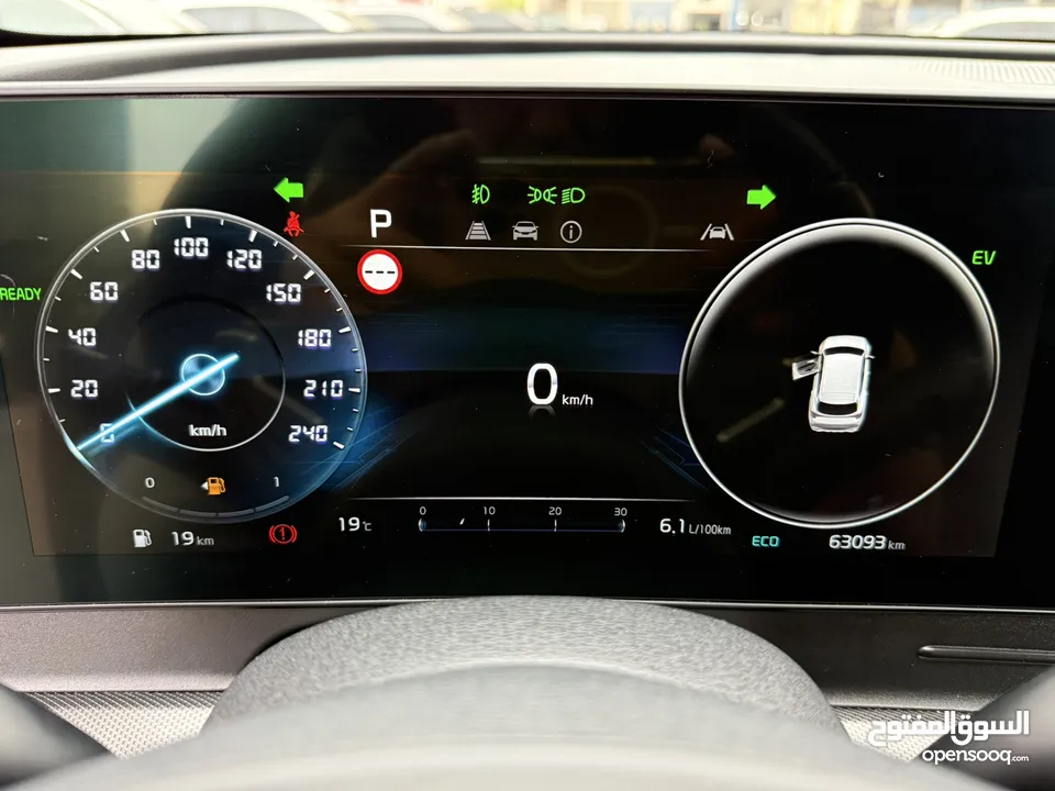 كيا سبورتاج ترخيص 2022 محرك 1600 هايبرد   جير أوتوماتيك 240 حصان