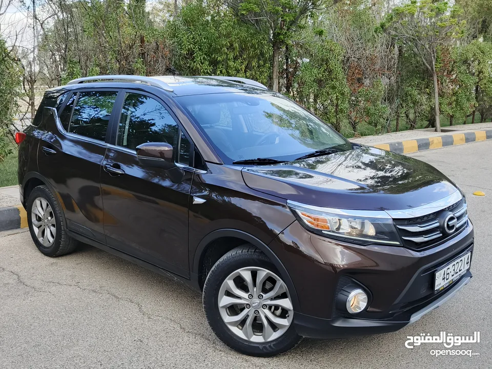 GAC GS3 جاك  موديل 2022 فحص كامل7 جيد ماشية ك 6  الف كيلو غرفة لون بني بحالة الوكالة محرك 1500 cc تي
