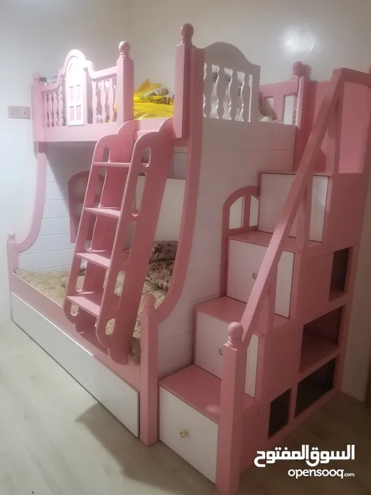 سرير اطفال دورين : Kids Furniture New : Sana'a Moein District (207838404)