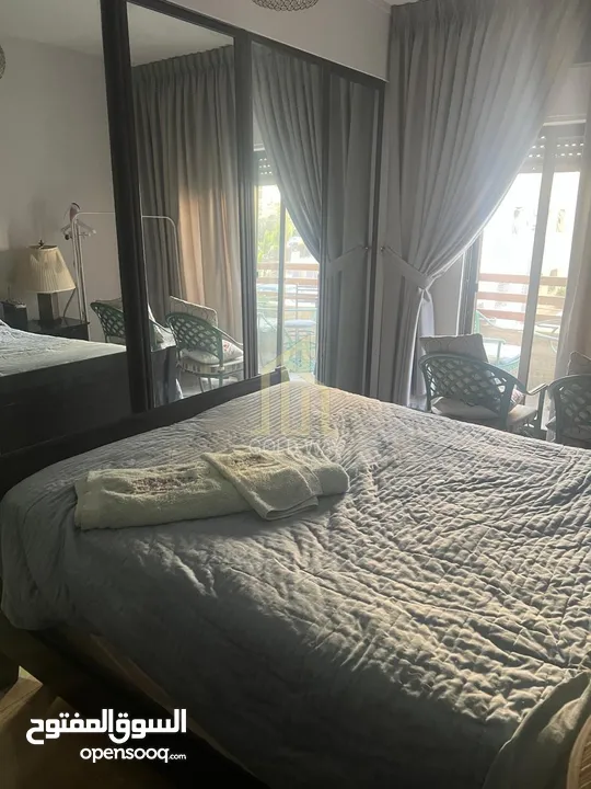 فرصه استثماريه مميزة شقة طابق أول مفروشة 81م في أجمل مناطق ربوة عبدون بالقرب من عبدون / ref 9420