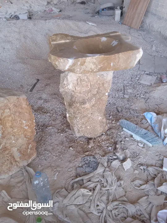 مغاسل حجر طبيعي مميز للبيع بسعر مغري...