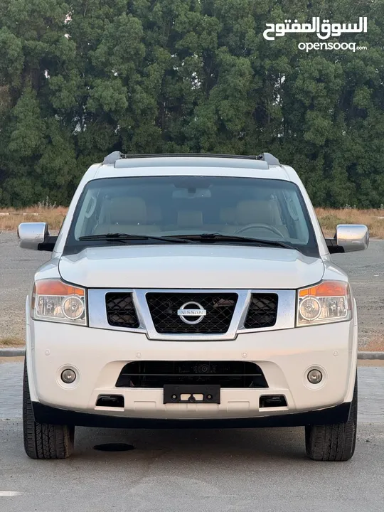 nissan armada 2010 gcc full option original paint