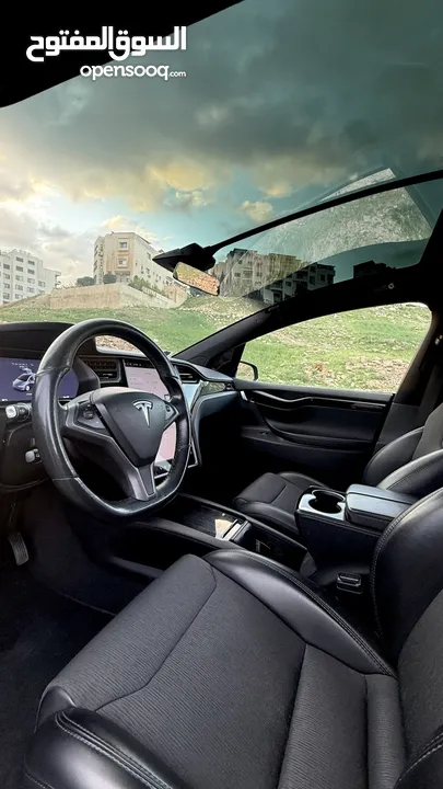 TESLA MODEL X 75D 2018  (تيسلا اكس كرت داخل الوكالة)