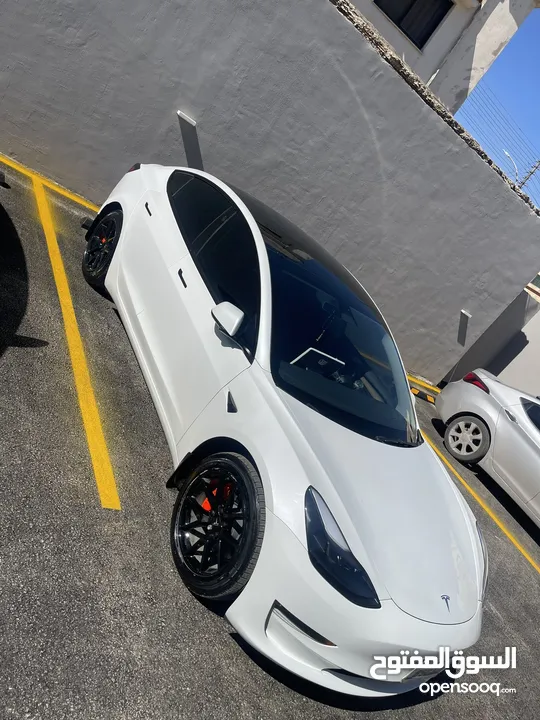 Tesla model 3 stander plus 2023  تسلا مودل  3 ستاندر بلس 2023 فحص كامل 7 جيد ونظيفة جداً