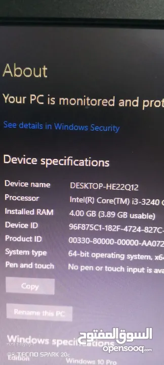 كمبيوتر اتش بي برو core i3 مستعمل للبيع
