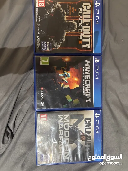 سيديات playstation 4 ولا خدشة بحال الجديد