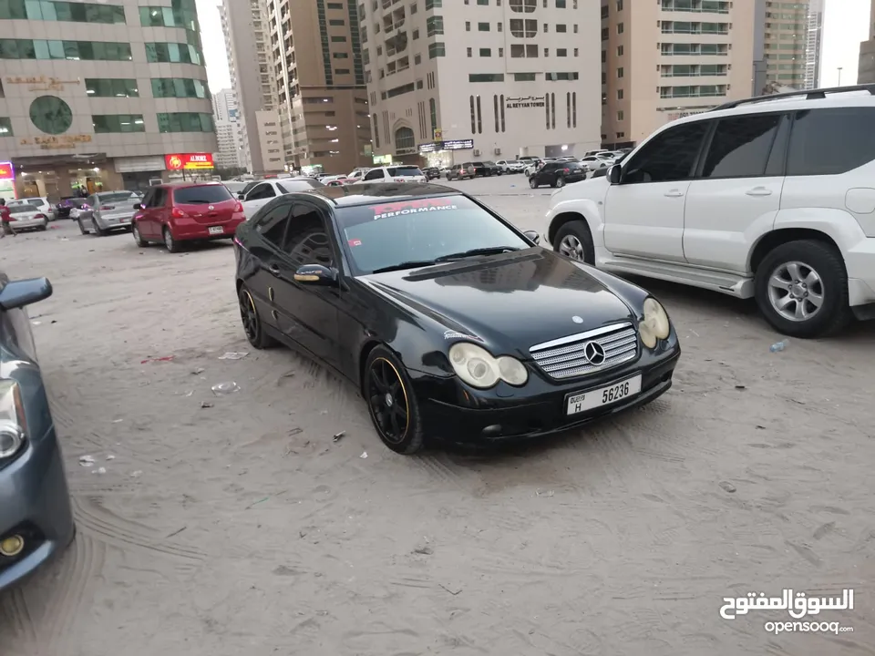 مرسيدس C200 كوبي سوبر تشارج 4 سلندر موديل 2006 اقتصادية جدااا